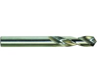 Сверло по металлу, DIN 1897, HSS-Co5, Тип N, d 3.50, золотистое, очень короткое