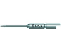 867/9 С TORX® бита, сверхтвёрдая, 4 мм Halfmoon, TX 4 x 64 мм, Ø конца 2.0 мм