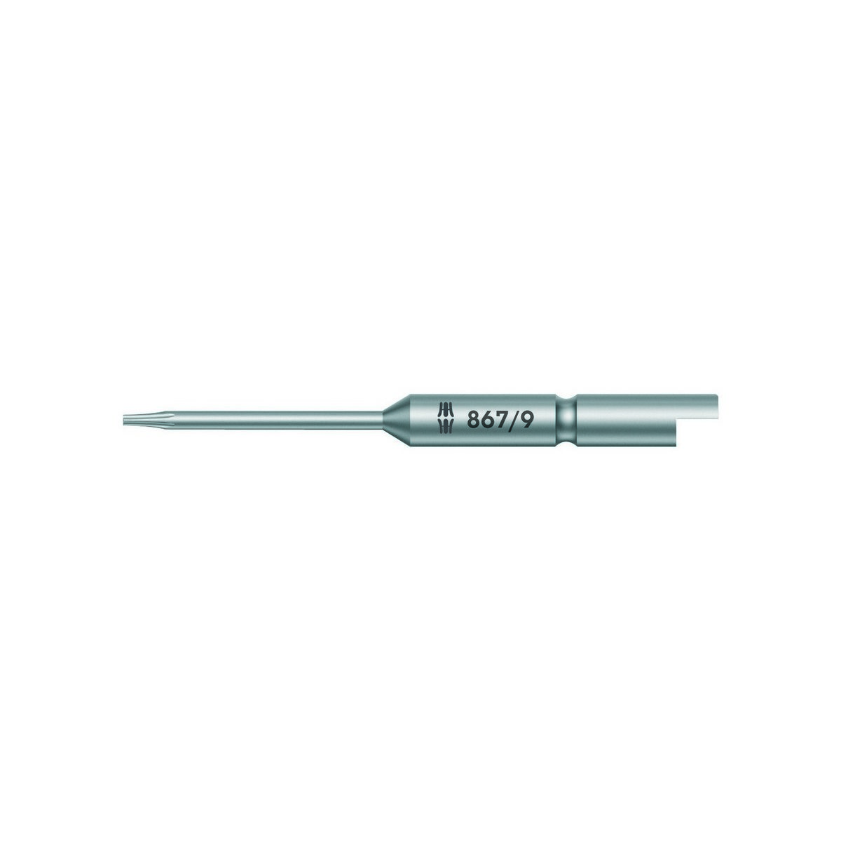 867/9 С TORX® бита, сверхтвёрдая, 4 мм Halfmoon, TX 4 x 64 мм, Ø конца 2.0 мм