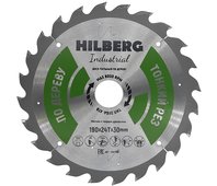 Диск пильный Hilberg Industrial Дерево тонкий рез 190*30*24Т HWT190