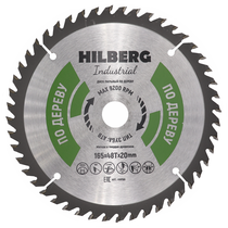 Hilberg Диск пильный Hilberg Industrial Дерево 165*20*48Т HW166