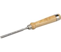 ЗУБР 10 мм, полукруглая деревянная ручка, стамеска-долото ЭКСПЕРТ 1822-10_z01