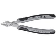 Electronic Super Knips® Бокорезы прецизионные ESD, нерж., 125 мм, 2-комп антистатические ручки, SB