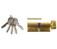 ЗУБР 80 мм, 5-PIN, 5 шт., тип ключ-защелка, механизм цилиндровый 52103-80-1