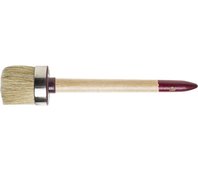 ЗУБР 60 мм, щетина натуральная светлая, деревянная ручка, кисть круглая УНИВЕРСАЛ - МАСТЕР 01501-60