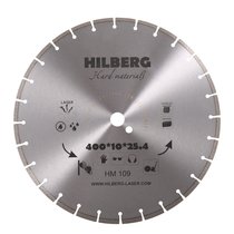 Hilberg Диск алмазный отрезной 400*25.4*12 Hilberg Hard Materials Лазер HM109