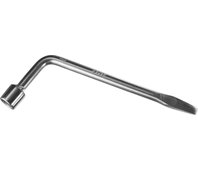 ЗУБР 21 мм, пруток ⌀ 15 мм, хромированный, ключ баллонный Г-образный 2753-21_z02