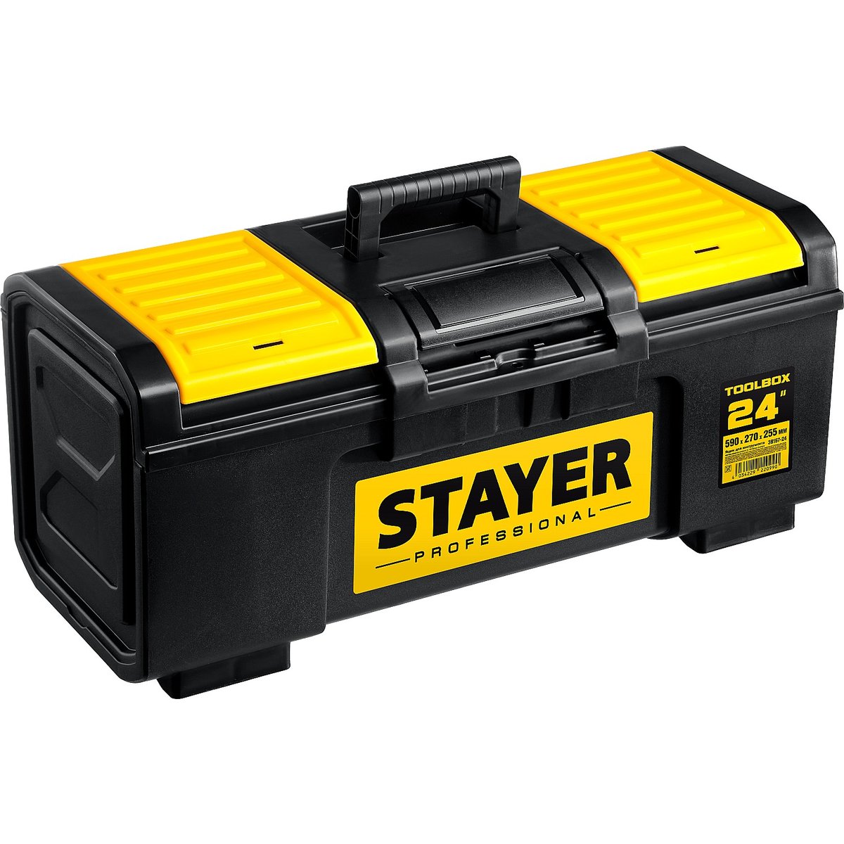 STAYER 590 х 270 х 255, пластиковый, ящик для инструмента TOOLBOX-24 38167-24 Professional