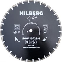 Диск алмазный отрезной 500*25.4*12 Hilberg Hard Materials Лазер асфальт HM311