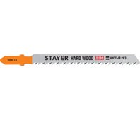 STAYER Bi-Metall, по твердому дереву, EU-хвост., шаг 2.5 мм, 75 мм, 2 шт., полотна для эл/лобзика 159901-2.5_z02