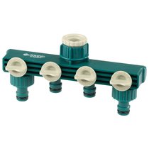 Raco 1/2" х 3/4", четырехканальный, распределитель (резьба внешняя-соединитель) Original 4250-55258C