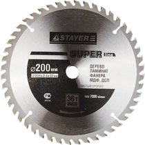 STAYER ⌀ 200 x 32 мм, 36T, диск пильный по дереву 3681-200-32-36
