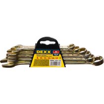 DEXX 6 шт, 8 - 17 мм, набор комбинированных гаечных ключей 27017-H6