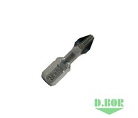 Биты фрезерованные, Ph 2x25 мм, Torsion, C 6,3 (арт. D-T-PH02-025-020) "D.BOR"