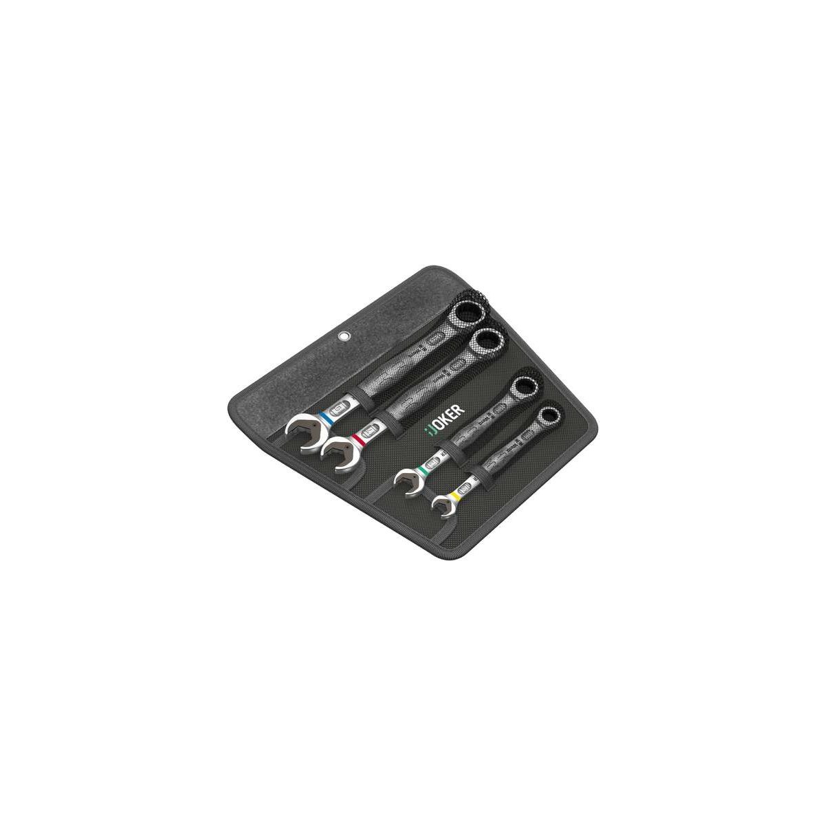 6000 Joker SB Набор комбинированных ключей с трещоткой, 4 пр., 10-19 мм