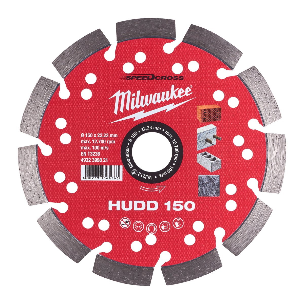 Алмазный диск HUDD 150 Milwaukee