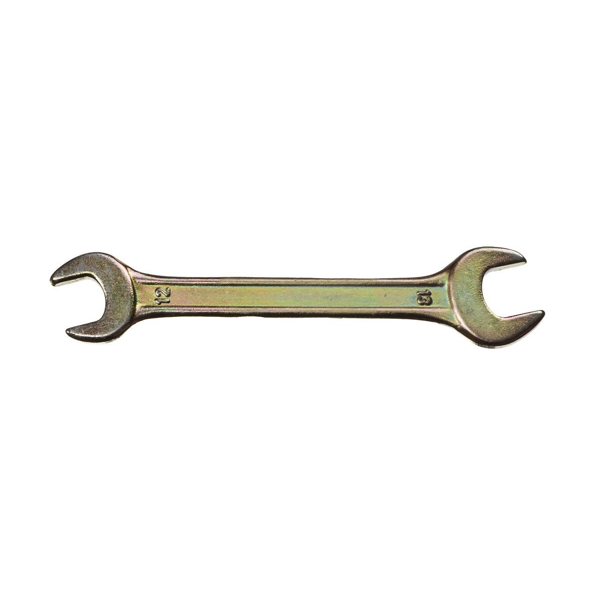 DEXX 12х13 мм, оцинкованный, гаечный ключ рожковый 27018-12-13