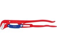 Ключ трубный 2", S-образные губки, с быстрой регулировкой, зев 70 мм, длина 550 мм, красный