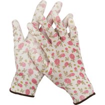 GRINDA M, 13 класс, прозрачное PU покрытие, перчатки садовые 11291-M