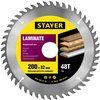 STAYER ⌀ 200 x 32 мм, 48Т, диск пильный для ламината "Laminate line" 3684-200-32-48