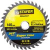 STAYER ⌀ 140 x 20 мм, 36T, диск пильный по дереву 3682-140-20-36