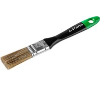 STAYER 25 мм, 1", щетина искусственная, деревянная ручка, кисть плоская KANEKARON-EURO 0106-025