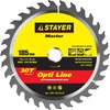 STAYER ⌀ 185 x 20 мм, 30T, диск пильный по дереву 3681-185-20-30