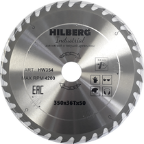 Hilberg Диск пильный Hilberg Industrial Дерево 350*50*36Т HW354