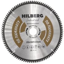 Hilberg Диск пильный Hilberg Industrial Ламинат 255*30*100Т HL255