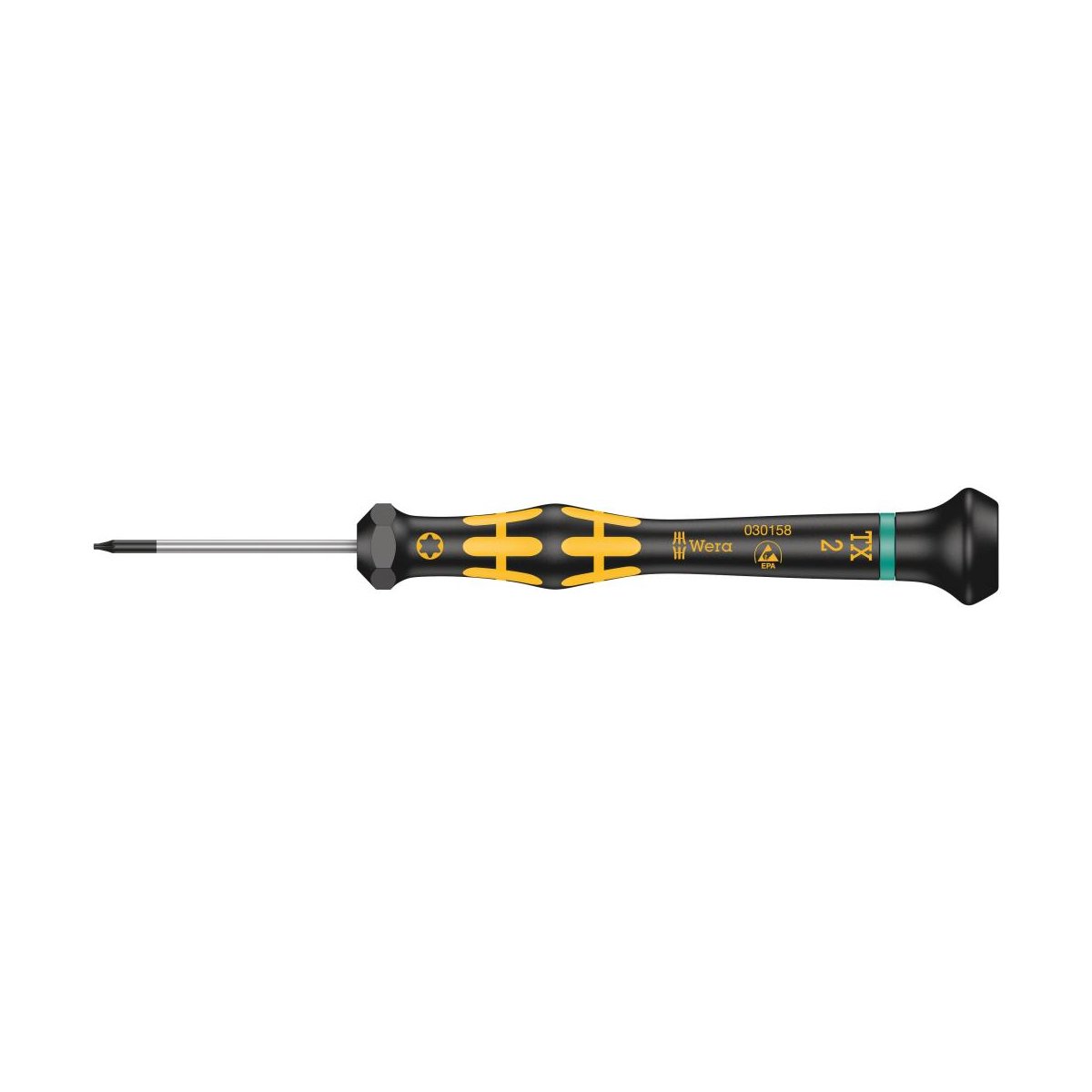 1567 TORX® ESD Kraftform Micro Отвёртка антистатическая прецизионная, TX 2 x 40 мм