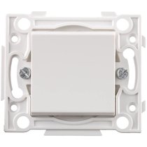 СВЕТОЗАР белый, одинарный, выключатель SV-55230-1