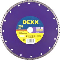 DEXX ⌀ 230х22.2 мм, алмазный, сегментированный, круг отрезной для УШМ 36702-230_z01