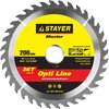 STAYER ⌀ 200 x 30 мм, 36T, диск пильный по дереву 3681-200-30-36