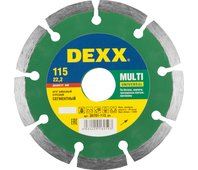 DEXX ⌀ 115х22.2 мм, алмазный, сегментный, круг отрезной для УШМ 36701-115_z01