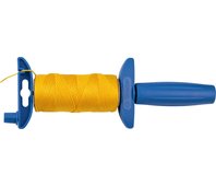 ЗУБР 50 м, нейлоновый, желтый, шнур для строительных работ 06410-50