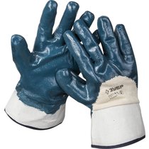 ЗУБР M, перчатки рабочие с нитриловым покрытием 11271-M