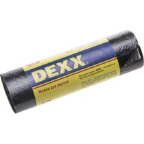 DEXX 60 л, черный, 20 шт., мешки для мусора 39150-60