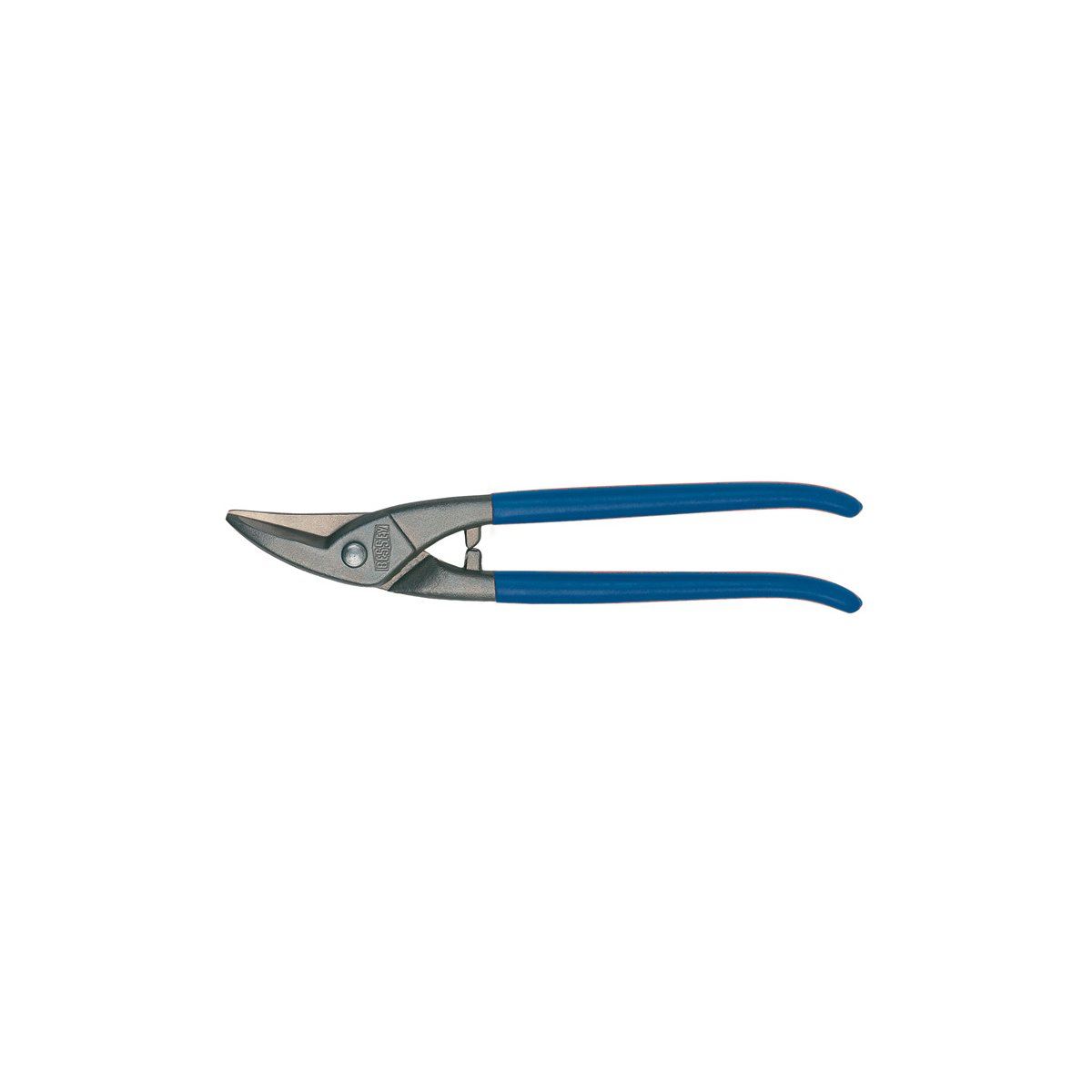 D207-300 Ножницы по металлу, для прорезания отверстий, правые, рез: 1.0 мм, 300 мм, короткий прямой и фигурный рез