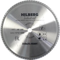 Hilberg Диск пильный  Hilberg Industrial Металл 350*25.4*80Т HF350