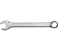 KRAFTOOL 24 мм, Cr-V сталь, хромированный, гаечный ключ комбинированный 27079-24