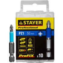 STAYER PZ1, 50 мм, 10 шт., биты ProFix Pozidriv 26223-1-50-10_z01