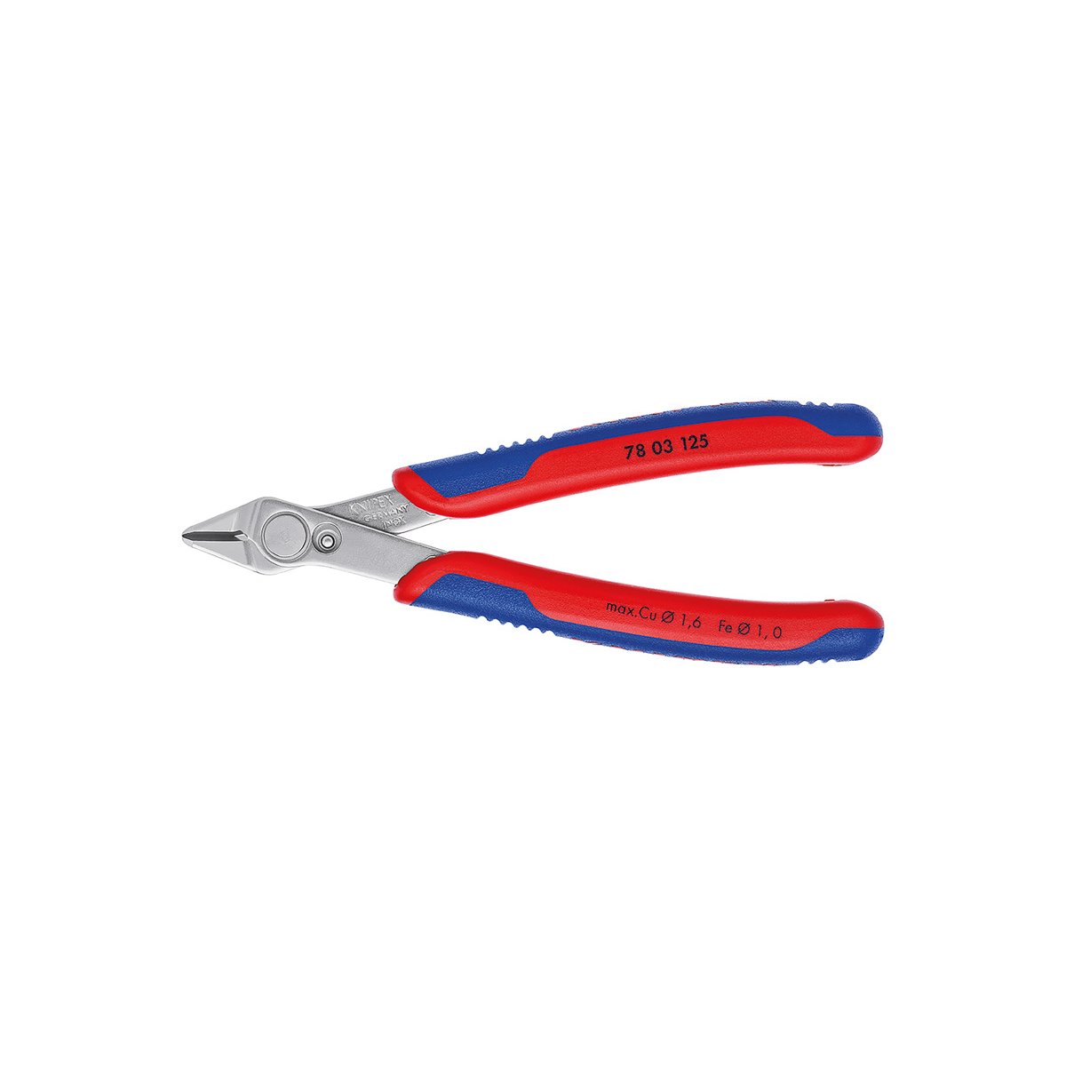 Electronic Super Knips® Бокорезы прецизионные, нерж., 125 мм, 2-комп ручки, SB