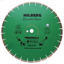 Hilberg Диск алмазный отрезной 400*25.4*10 Hilberg Гранит Лазер HMG400