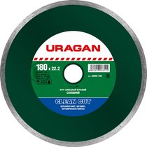 URAGAN ⌀ 180х22.2 мм, алмазный, сплошной, круг отрезной для УШМ 36695-180
