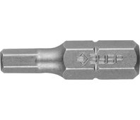 ЗУБР HEX4, 25 мм, 2 шт., биты кованые МАСТЕР 26007-4-25-2