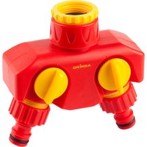 GRINDA 3/4" х 1", ударопрочная пластмасса, распределитель двухканальный 8-426312_z01