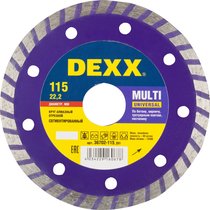 DEXX ⌀ 115х22.2 мм, алмазный, сегментированный, круг отрезной для УШМ 36702-115_z01