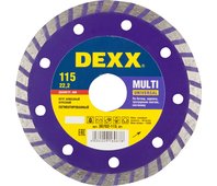 DEXX ⌀ 115х22.2 мм, алмазный, сегментированный, круг отрезной для УШМ 36702-115_z01