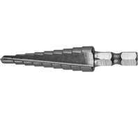 ЗУБР 4-12 мм, 9 ступеней, Р6М5, сверло ступенчатое 29670-4-12-9 Профессионал
