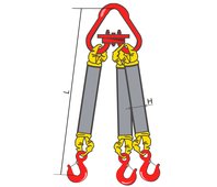 Строп текстильный трёхветвевой типа 3СТ 8,0/3000